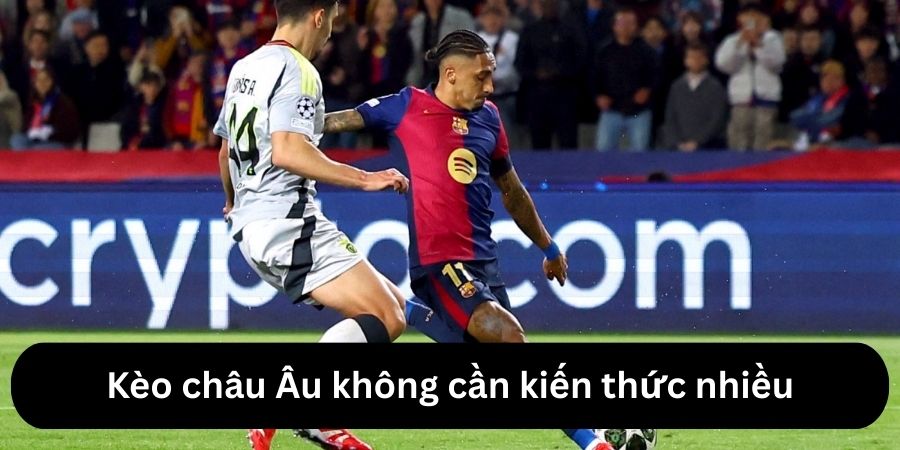 Kèo châu Âu không yêu cầu kiến thức quá nhiều từ người chơi